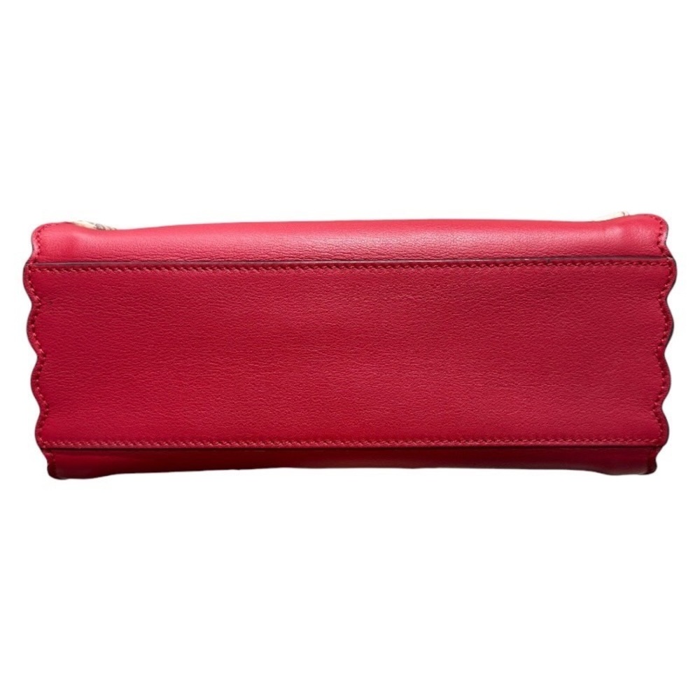 Fendi Peekaboo Iconics Red X Python Shoulder Bag - image 4